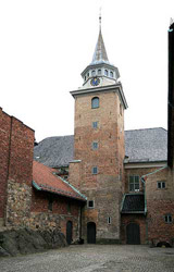 Torre Azul en la Fortaleza Akershus